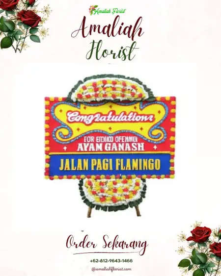 Sewa Papan Bunga Picisan